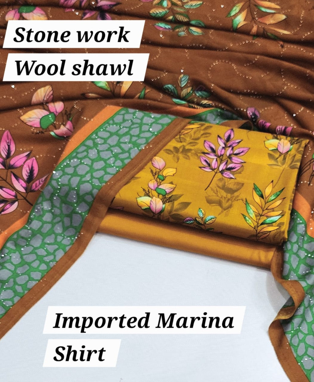 Marina 3 Pc with Wool shawl