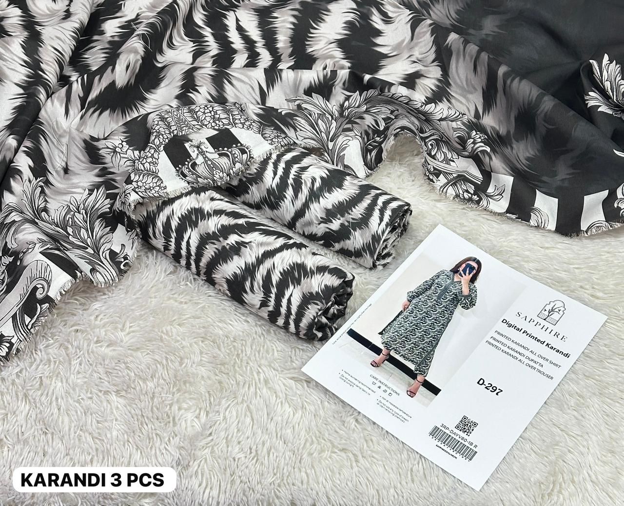 KARANDI DIGITAL PRINT 3 PCS