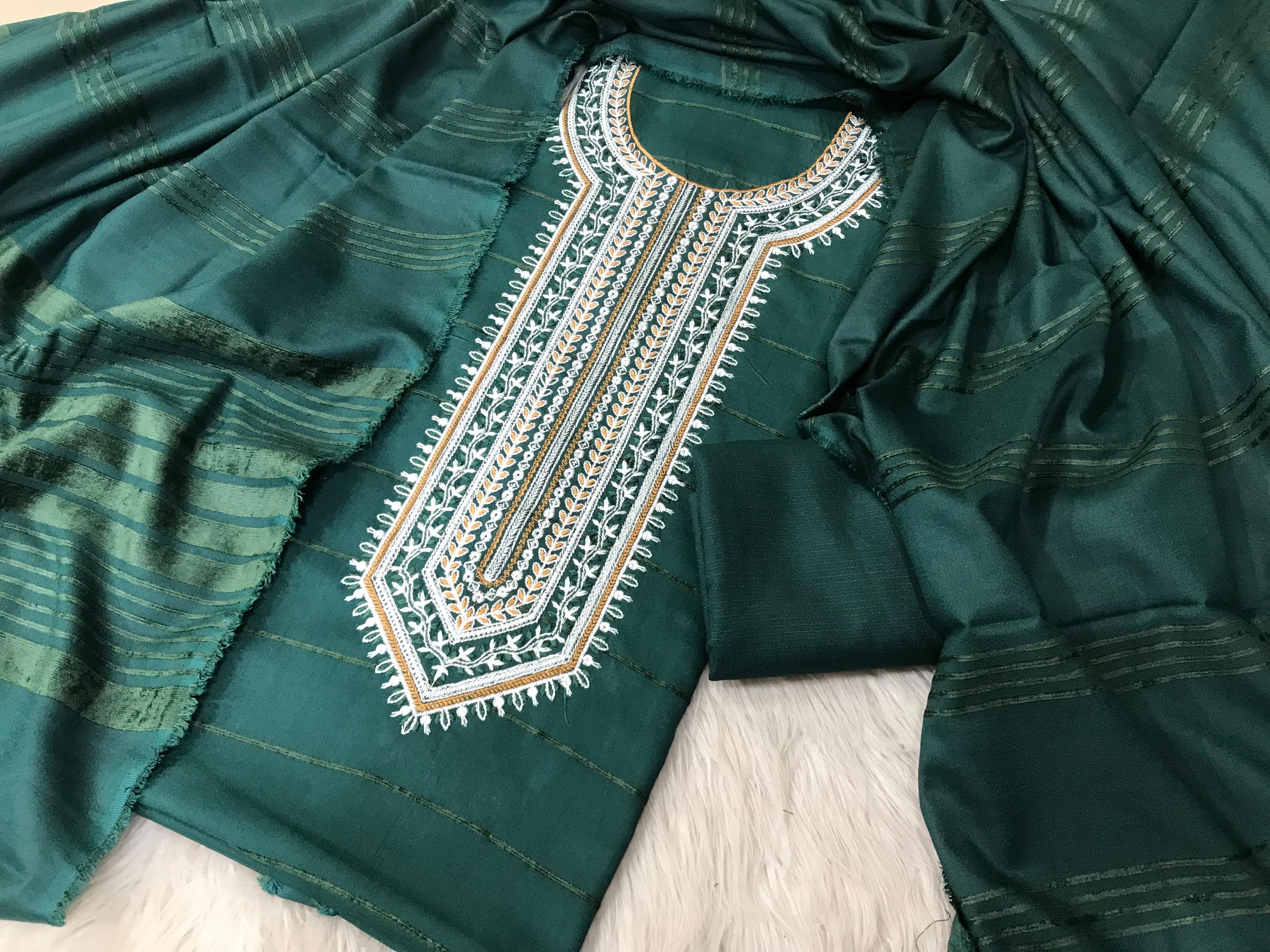 DHANAK Valvet 3PC EMBROIDERED