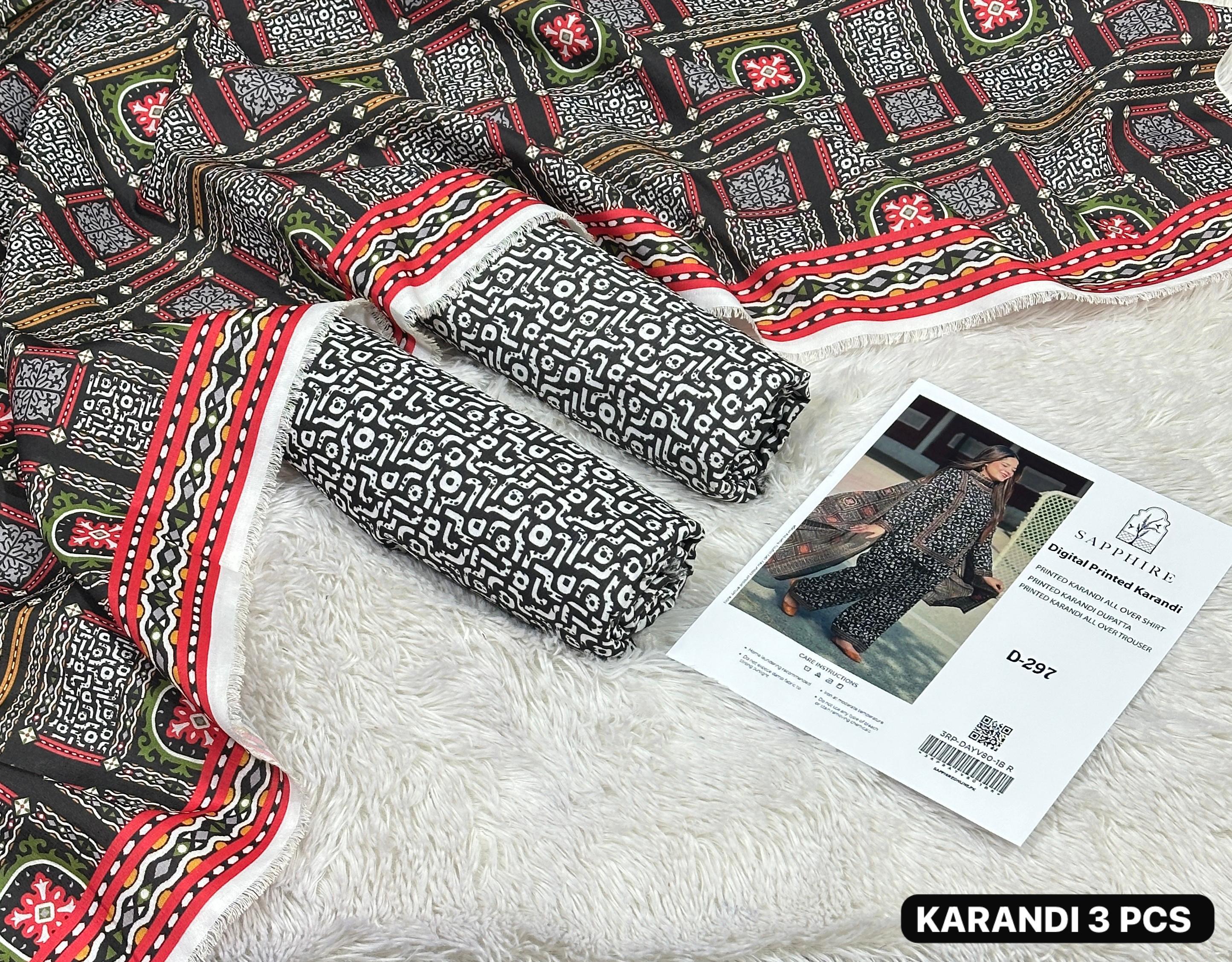 KARANDI DIGITAL PRINT 3 PCS