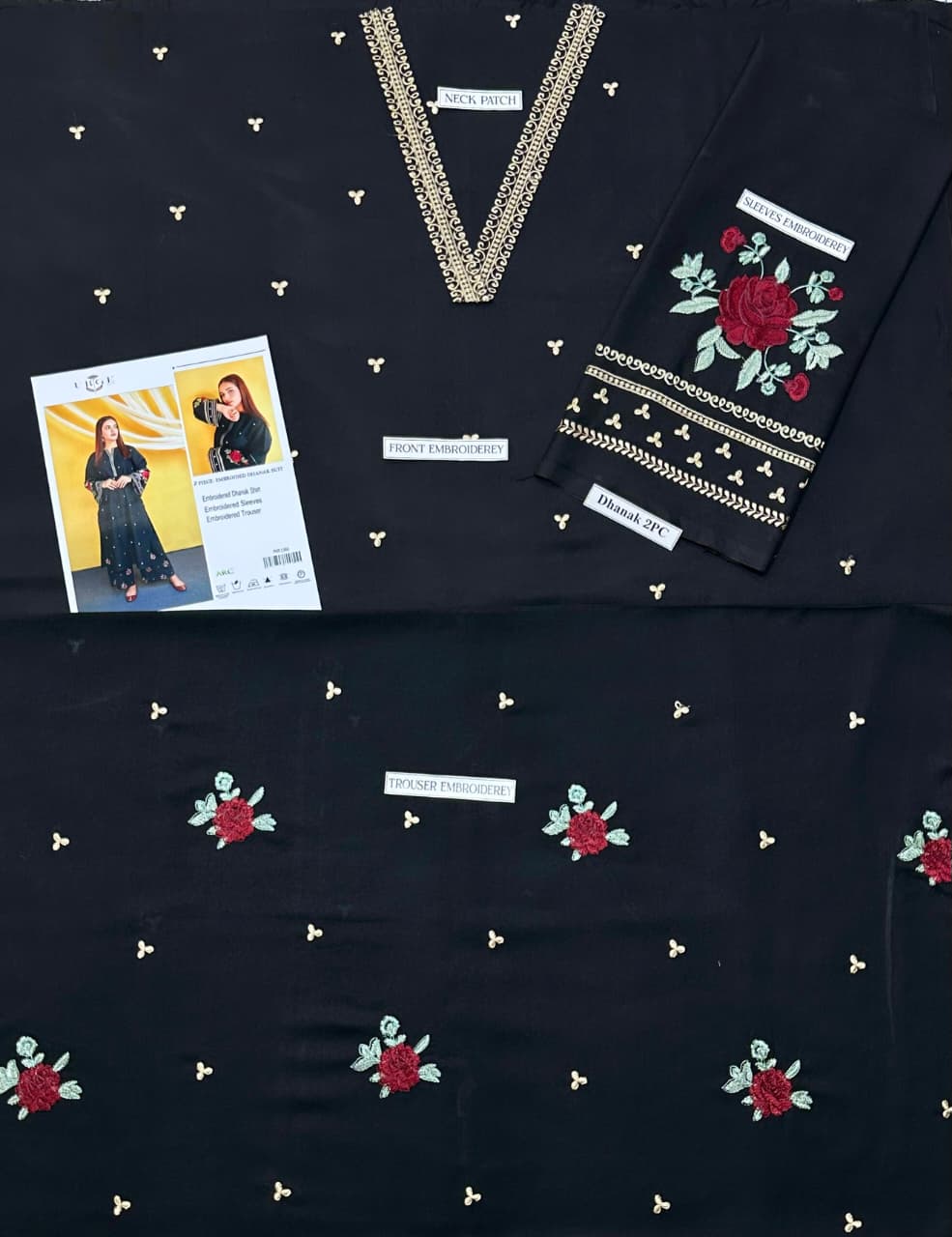 DHANAK 2PC EMBROIDERED