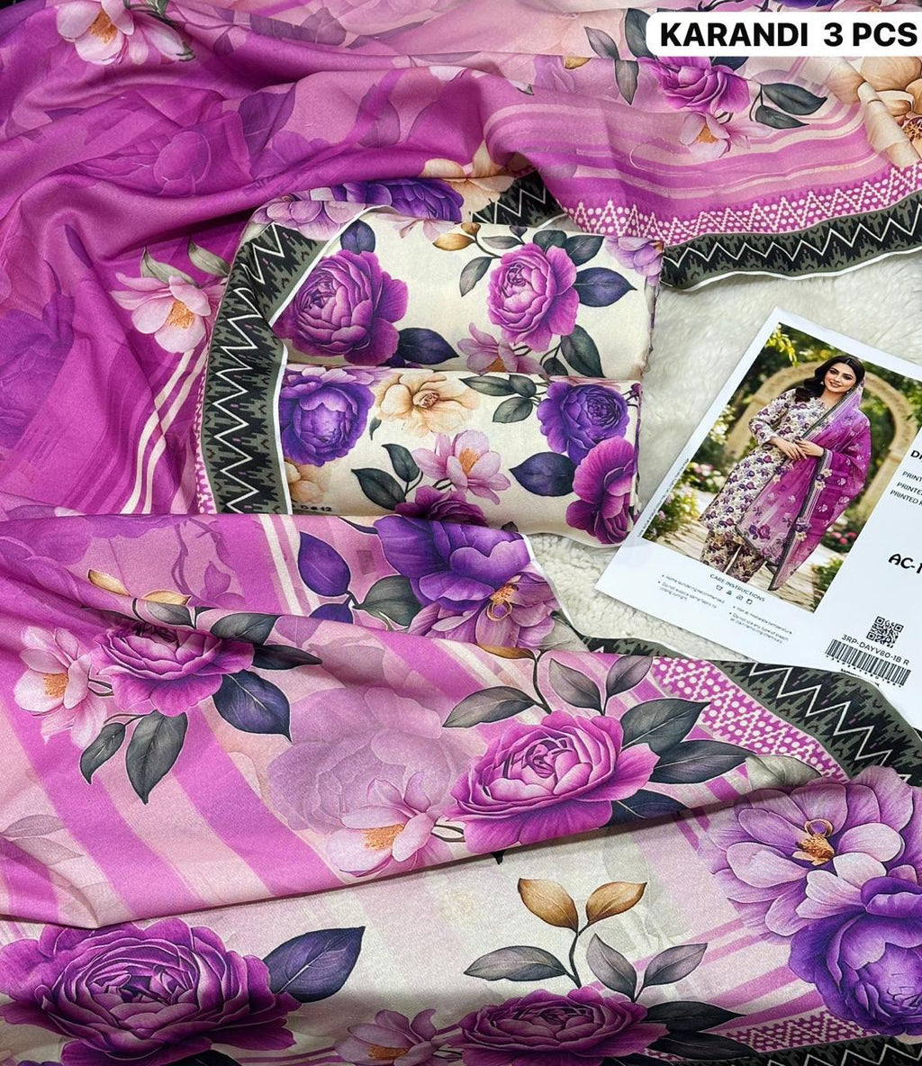 KARANDI DIGITAL PRINT 3 PCS