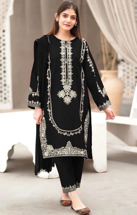 DHANAK 2PC EMBROIDERED