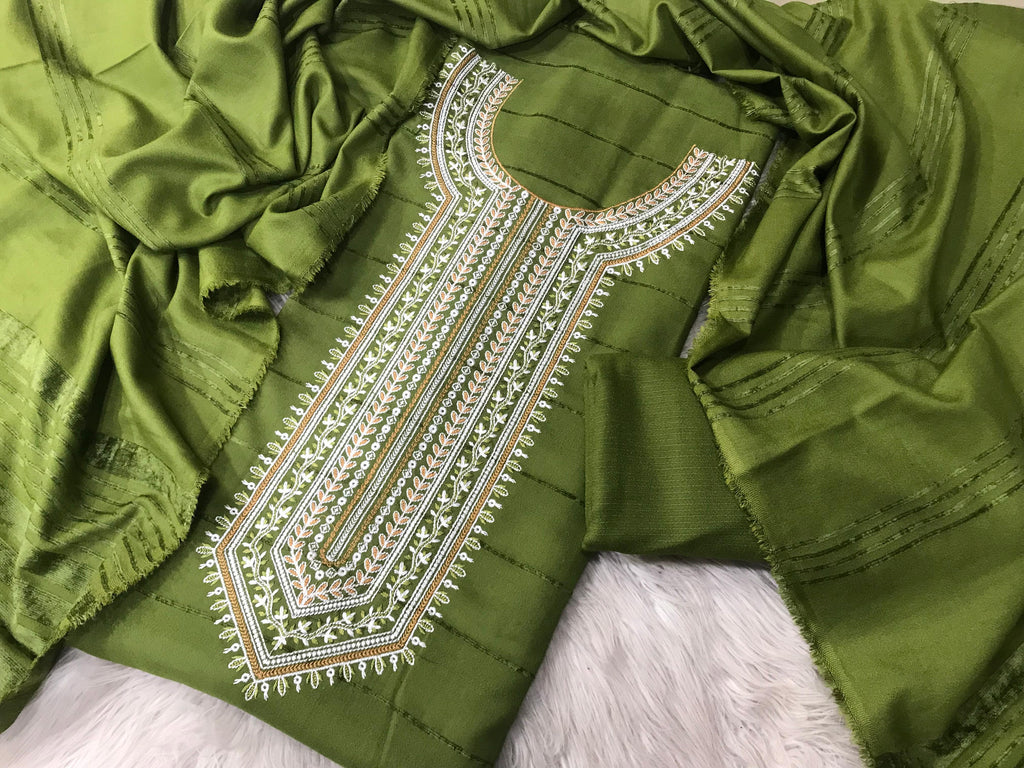 DHANAK Valvet 3PC EMBROIDERED