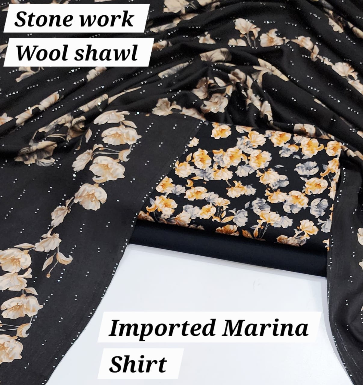 Marina 3 Pc with Wool shawl